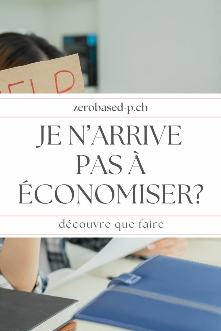 Je n'arrive pas à économiser, quoi faire? The zero based project — free download